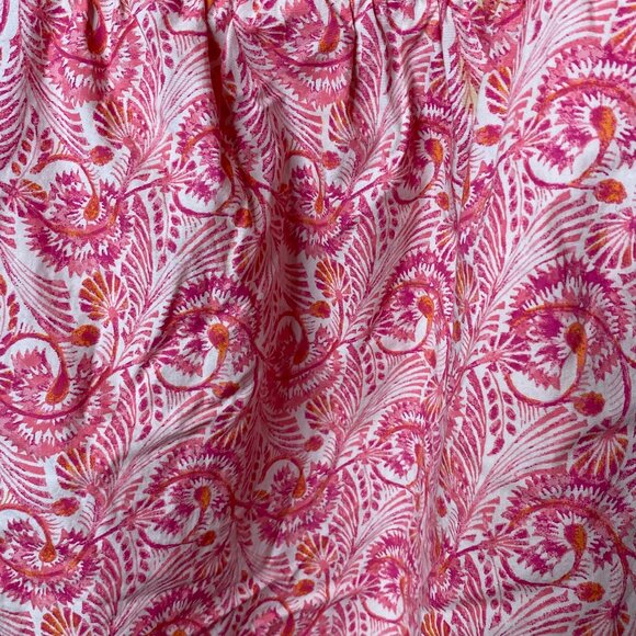 Sweet Girlhood Aesthetic Pink Babydoll J. Crew Dress 100% Cotton Puff Sleeves - Picture 6 of 9